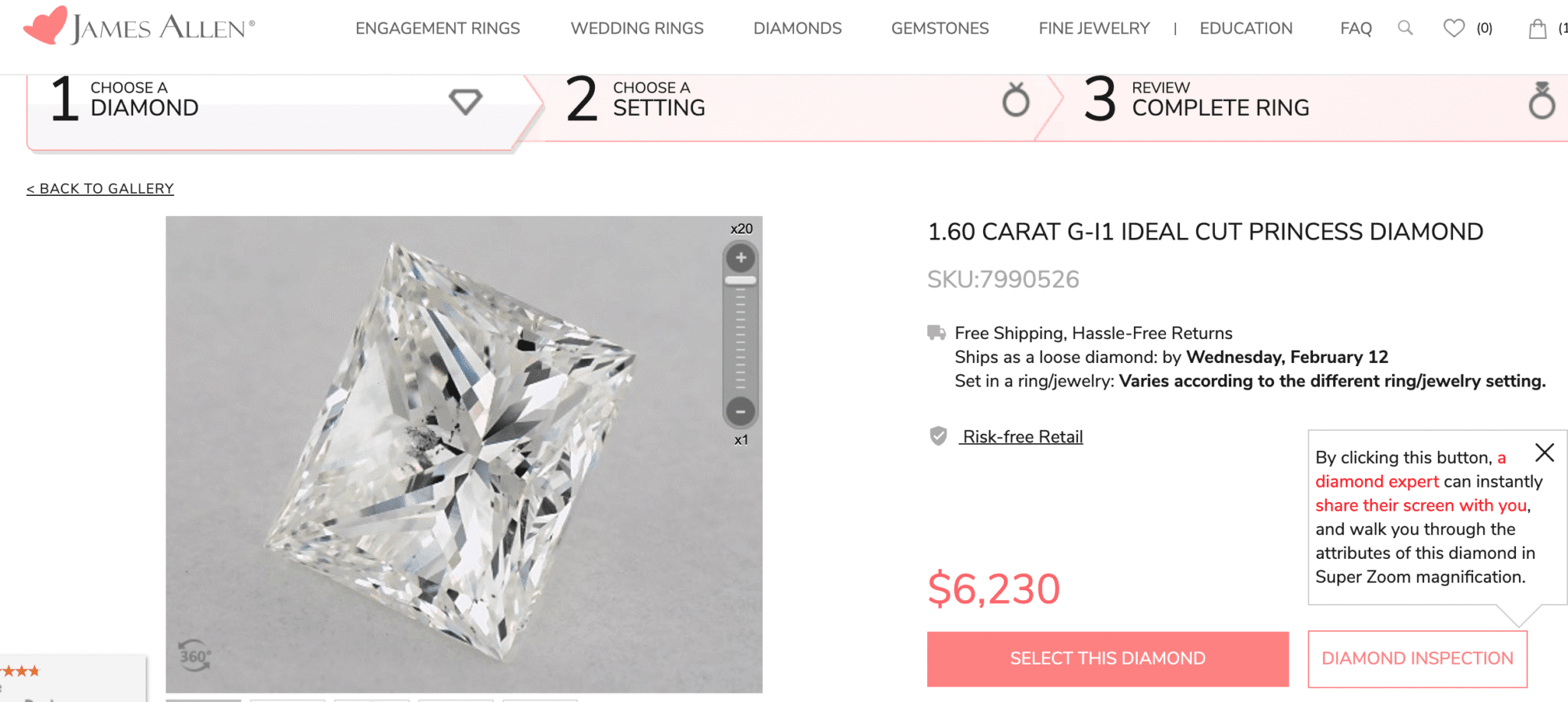 James Allen diamond