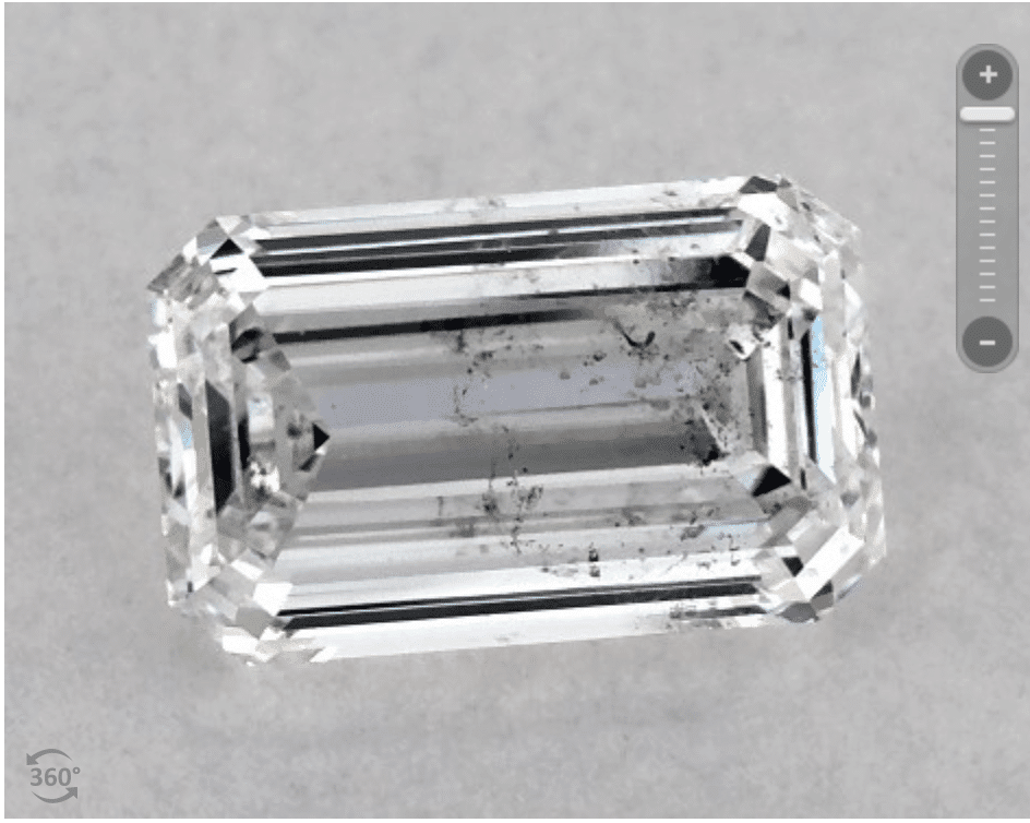 I Clarity Emerald Cut Diamond