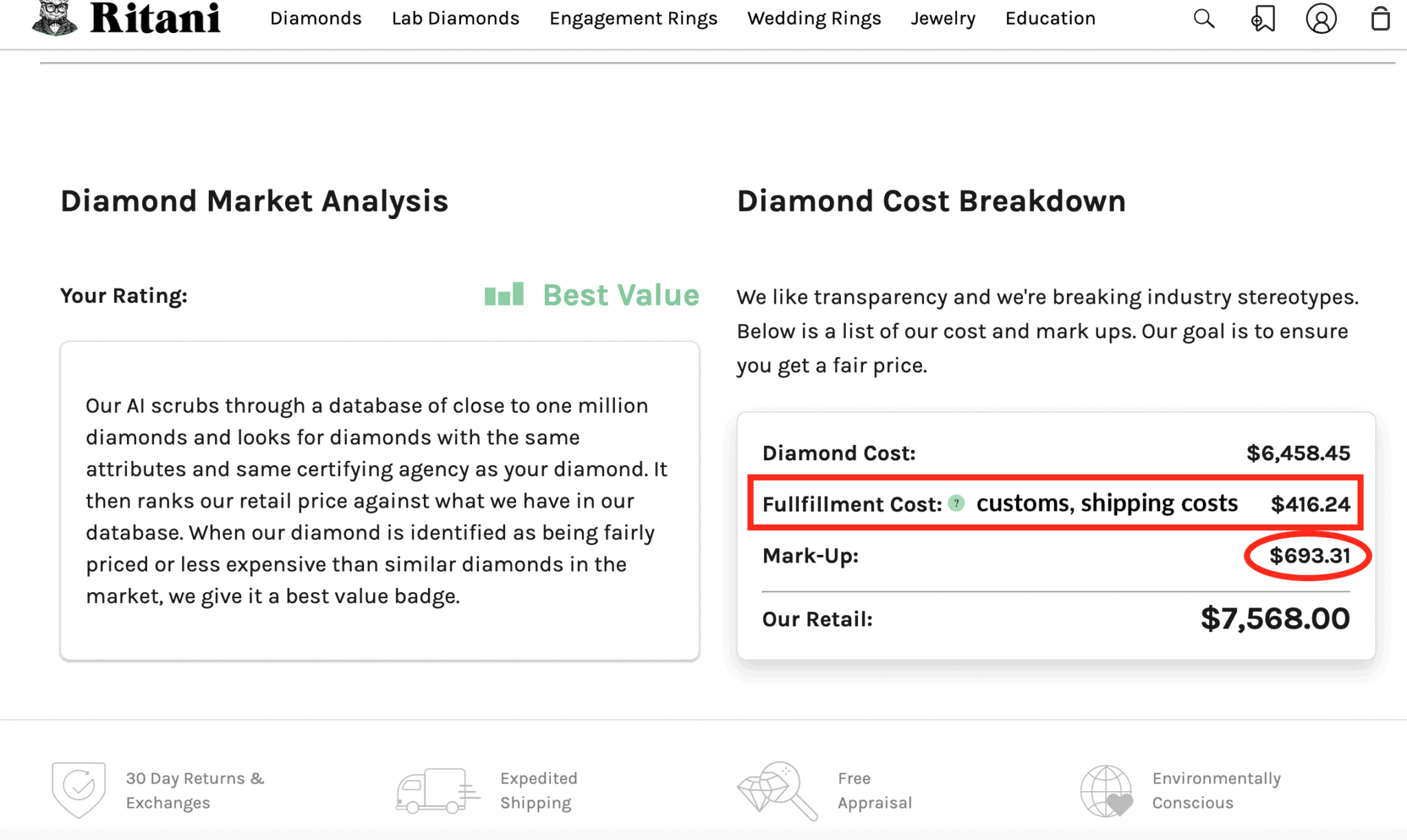 ritani market analysis