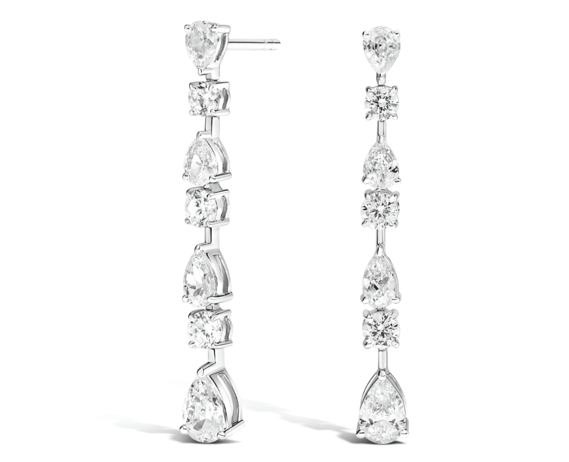 18K drop earrings