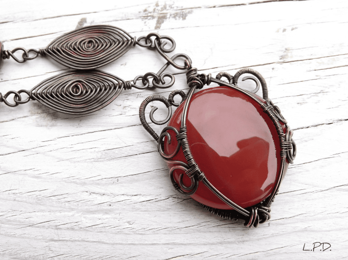 carnelian pendant