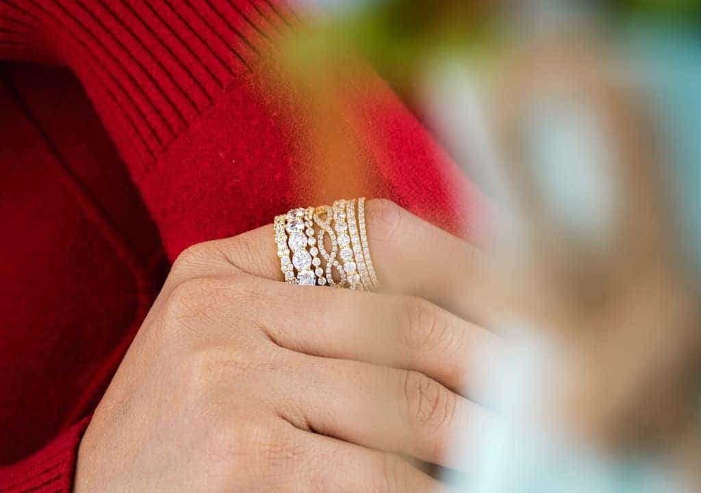 how to stack rings
