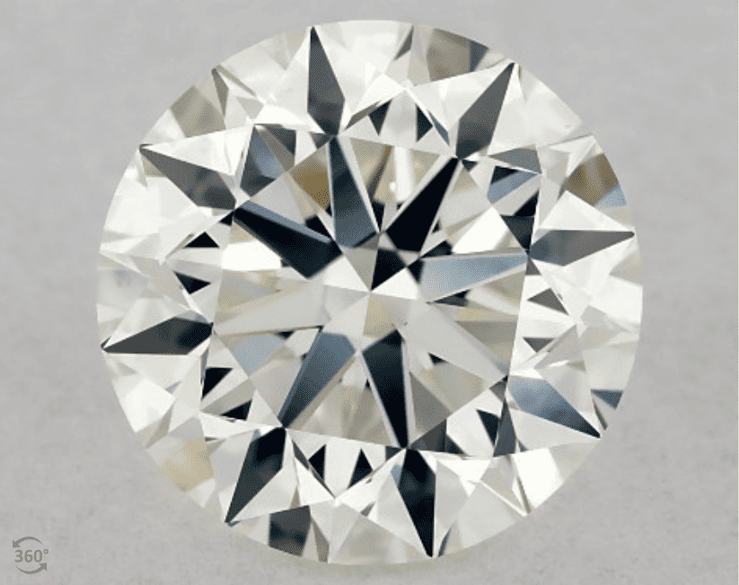 1-5 ct K diamond with no fluorescence